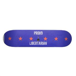 Stolzes liberalistisches Skateboard
