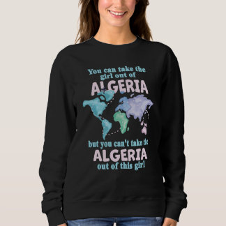 Stolzes Mädchen aus Algerien - Umsiedlung aus Alge Sweatshirt