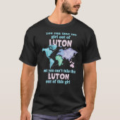 Stolzes Mädchen aus Luton Umsiedlung von Luton T-Shirt (Vorderseite)