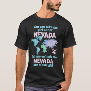 Stolzes Mädchen aus Nevada Umsiedlung aus Nevada T-Shirt