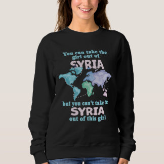 Stolzes Mädchen aus Syrien Umsiedlung aus Syrien Sweatshirt