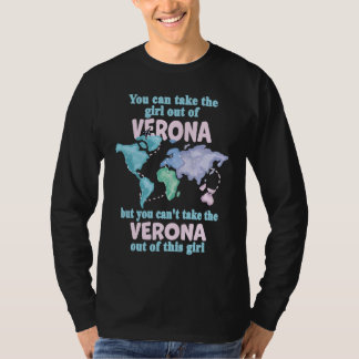 Stolzes Mädchen aus Verona  Umzug aus Verona T-Shirt
