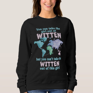 Stolzes Mädchen aus Witten Umzug aus Witten Sweatshirt