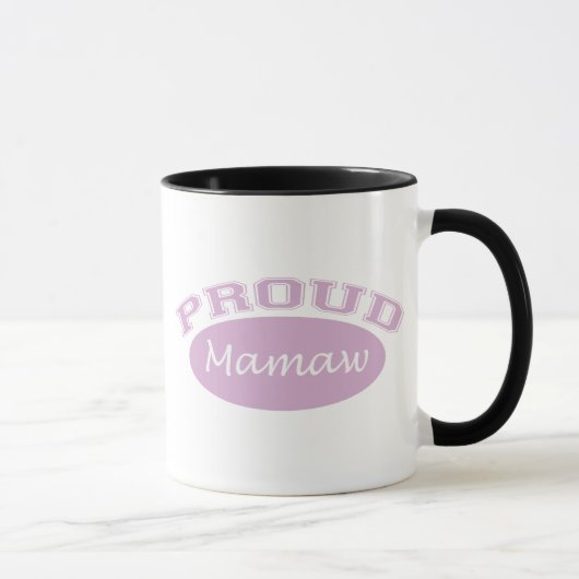 Stolzes Mamaw (Rosa) Tasse (Rechts)