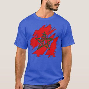 Stolzes Marokko-Flagge-Geschenk Marokkanische Lieb T-Shirt