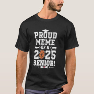 Stolzes Meme eines Basketball-Absolventen der Ober T-Shirt