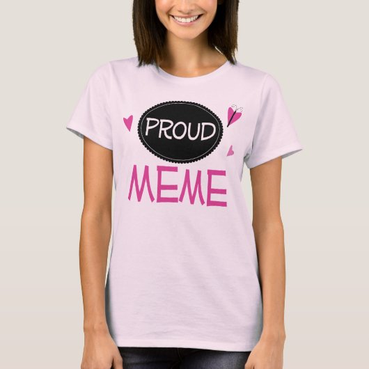 Stolzes Meme T-Shirt (Vorderseite)