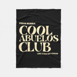 Stolzes Mitglied Cool Abuelos Club Wie ein Vater, Fleecedecke
