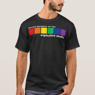 Stolzes Mitglied der Alphabet Mafia LGBTQ+ Pride G T-Shirt