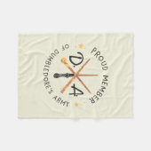 Stolzes Mitglied der Armee von Dumbledore Fleecedecke (Vorderseite (Horizontal))