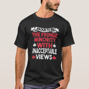 Stolzes Mitglied der französischen Minderheit mit T-Shirt