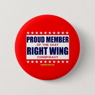 STOLzes MITGLIED DER GROSSEN RECHTEN KONSPIRATIE Button