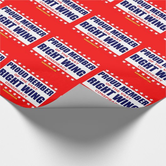 STOLzes MITGLIED DER GROSSEN RECHTEN KONSPIRATIE Geschenkpapier (Ecke)