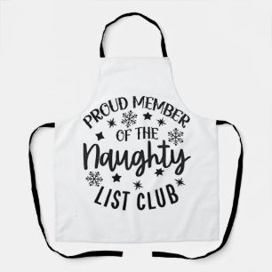 Stolzes Mitglied des Bösen Liste Club Weihnachten Schürze
