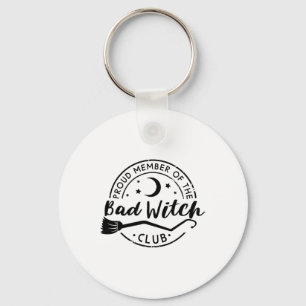 Stolzes Mitglied des Byd Witch Club Funny Hallowee Schlüsselanhänger