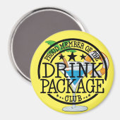 Stolzes Mitglied des Drink Package Club Cruise Doo Magnet (Vorderseite/Rückseite)