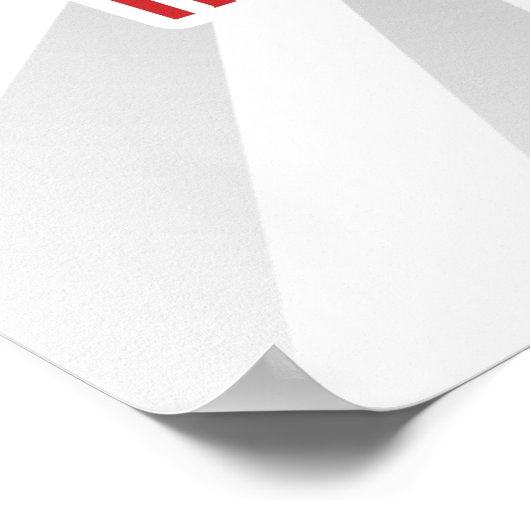 Stolzes Mitglied des Hillary Party Poster (Ecke)