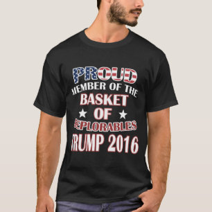 STOLZES MITGLIED DES KORBES DEPLORABLES TRUMPFS T-Shirt