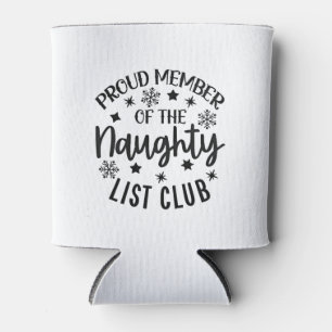 Stolzes Mitglied des Naughty List Club Weihnachten Dosenkühler