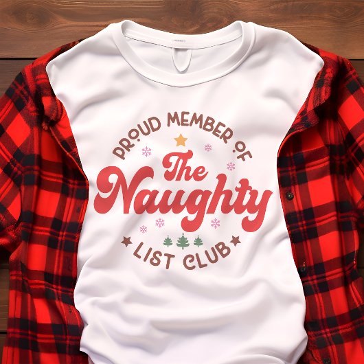 Stolzes Mitglied des Naughty List Club Weihnachten Tri-Blend Shirt