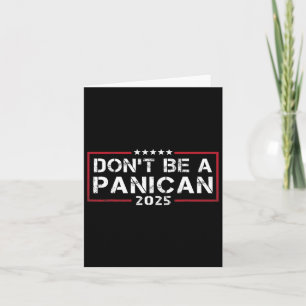 Stolzes Mitglied des Panican Party Men Women Anti Karte