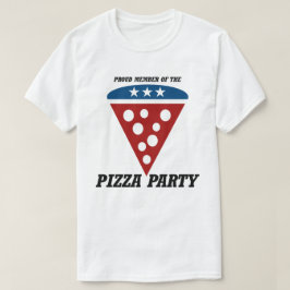 Stolzes Mitglied des Pizza-Party T-Shirt