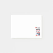 Stolzes Mitglied eines Epic Team Work Office Post-it Klebezettel (Vorderseite)