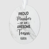 Stolzes Mitglied eines Phantastischen Teams, Indiv Ornament (Vorderseite)