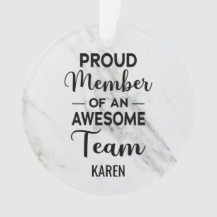 Stolzes Mitglied eines Phantastischen Teams, Indiv Ornament