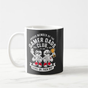 Stolzes Mitglied Gamer Dads Club Level Up Then Nap Kaffeetasse