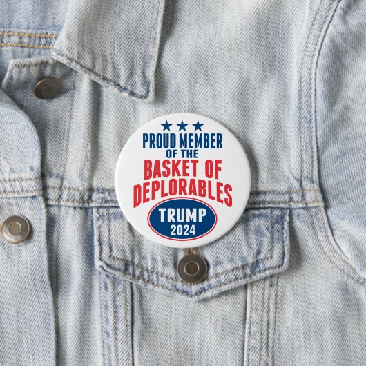 Stolzes Mitglied im Korb der Bedauernswerte - Trum Button (Beispiel)