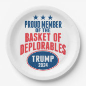 Stolzes Mitglied im Korb der Bedauernswerte - Trum Pappteller (Vorderseite)