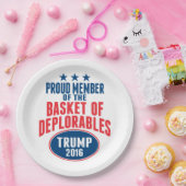 Stolzes Mitglied im Korb der Bedauernswerte - Trum Pappteller (Party)