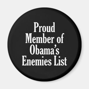 Stolzes Mitglied Obamas der Feind-Liste Magnet