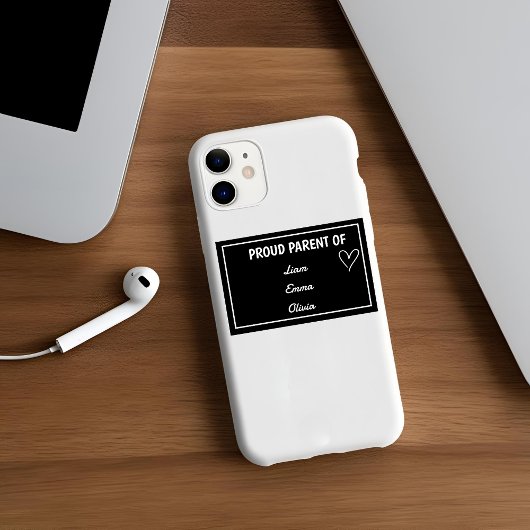 Stolzes Muttertier von [Name 1], [Name 2] und [Nam Case-Mate iPhone Hülle