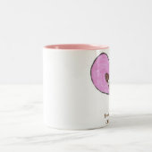 Stolzes Nannie eines CHD Wunders!! Zweifarbige Tasse (Mittel)