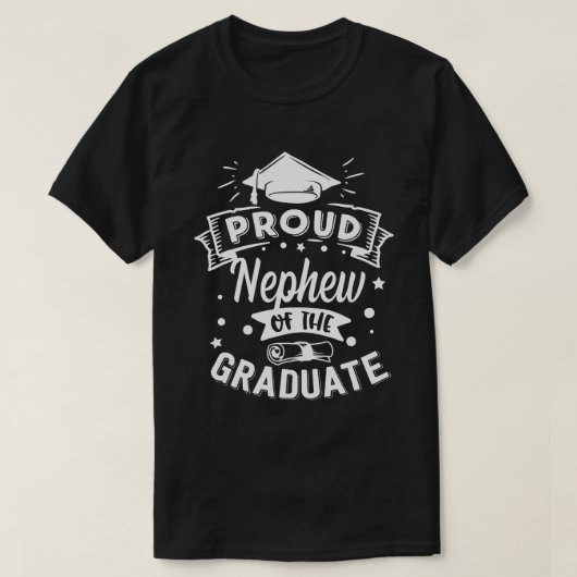 Stolzes NEPHEW des Graduate Abschluss T-Shirt (Design vorne)