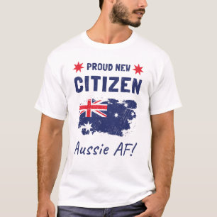 Stolzes neues australisches Staatsbürgertum, Bür T-Shirt
