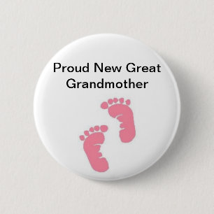 Stolzes neues großes - Großmutter Button