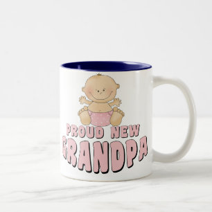 STOLZES NEUES Großvater-Mädchen Zweifarbige Tasse