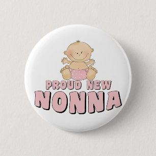 Stolzes Neues-Nonna-T-Shirt Button