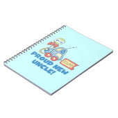 Stolzes neues Onkel Auto Es ist ein Junge Geschenk Notizblock (Linke Seite)