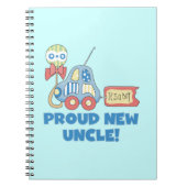 Stolzes neues Onkel Auto Es ist ein Junge Geschenk Notizblock (Vorderseite)