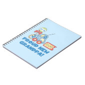 Stolzes neues Opa Car Es ist ein Boy Geschenk Notizblock (Linke Seite)