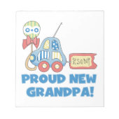 Stolzes neues Opa Car Es ist ein Boy Geschenk Notizblock (Vorderseite)