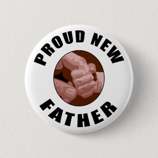 Stolzes neues Vater-Geschenk Button