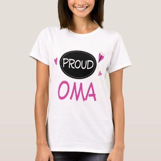 Stolzes Oma T-Shirt (Vorderseite)