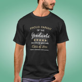 Stolzes Parent des Graduate Text Class Year Name T-Shirt
