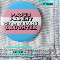 Stolzes Parent einer Trans-Tochter-Taste
