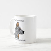 Stolzes Parent eines australischen Bruchhundes Kaffeetasse (Vorderseite Links)